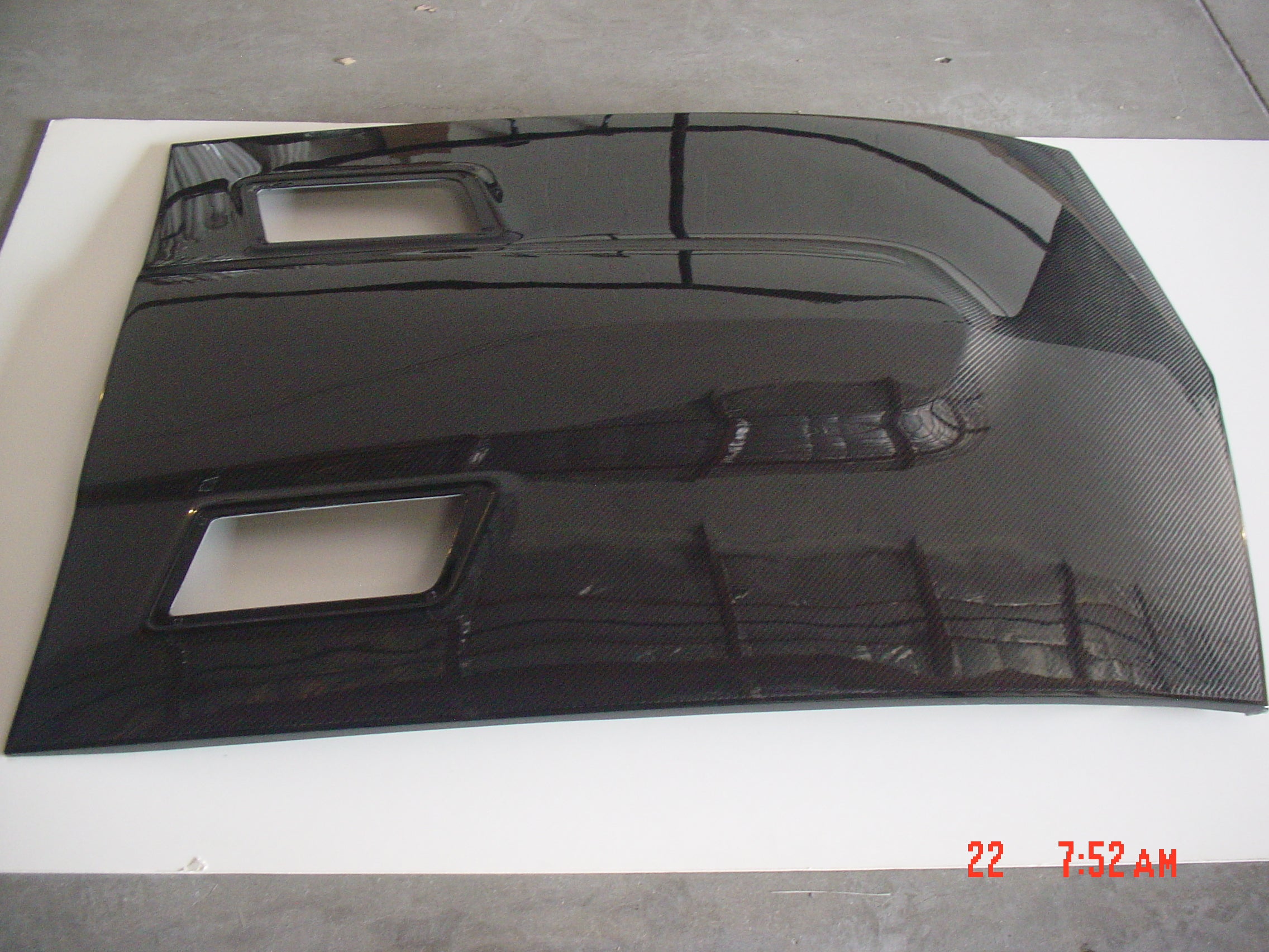 K020515C DATSUN S30 240Z,260Z,280Z HOOD CARBON, NO CLEAR