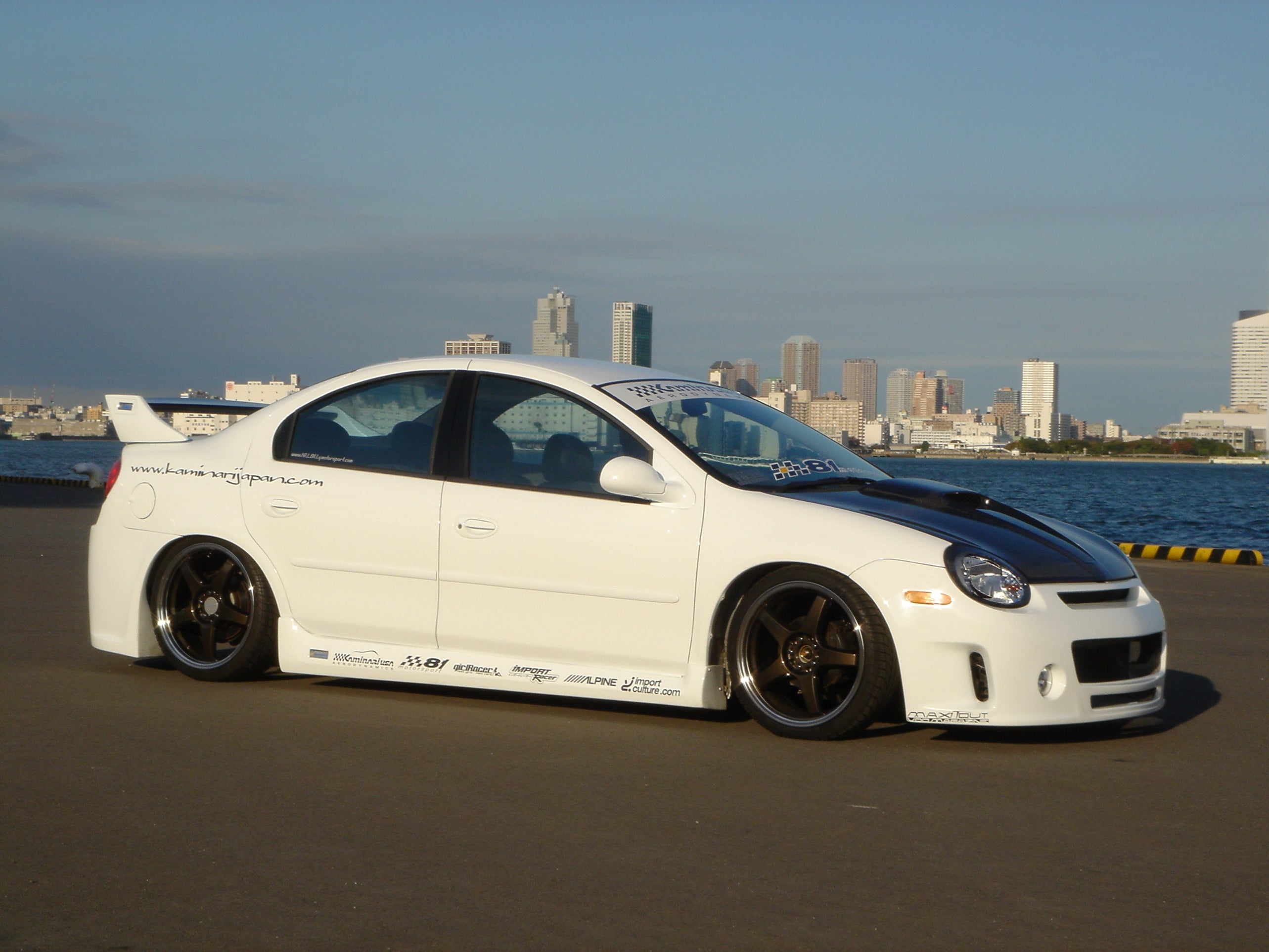 KA10805 DODGE NEON 2003-2005 BODY KIT TURBO STYLE 4PCS FRP/PUR